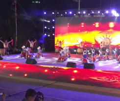 太阳部落歌舞团参加花山艺术节演出